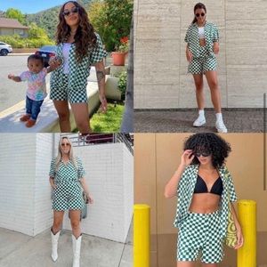 Wild Fable Green Checkerboard Bermuda Shorts - Medium